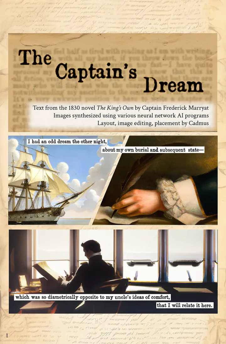 The Captain's Dream — Page 1